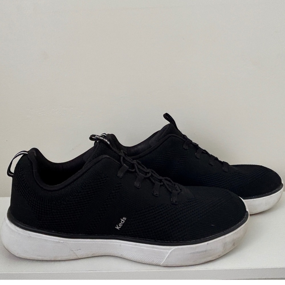 Keds Blissal Black Knit Blissfoam Tech Walking Sneakers Womens 8.5 KW-BLISAL-5
